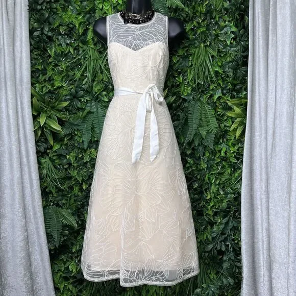 bcbgmaxazria embroidered dress BCBG Max Azria main image 0